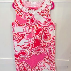 Lilly Pulitzer Trunk in Love Girls Shift dress. Size 8